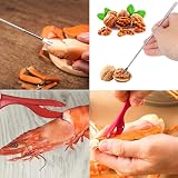 Artcome 21 Pcs Seafood Tools Set Crab Crackers Forks Lobster Shellers Mallet view 7