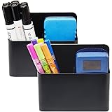 Simetufy 2 Pack Magnetic Dry Erase Marker Holder, Whiteboard Marker Holder, magnetic Marker Pen Pencil Organizer for Whiteboa