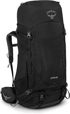 Kyte Donna Zaino, 68L, Black, XS/S