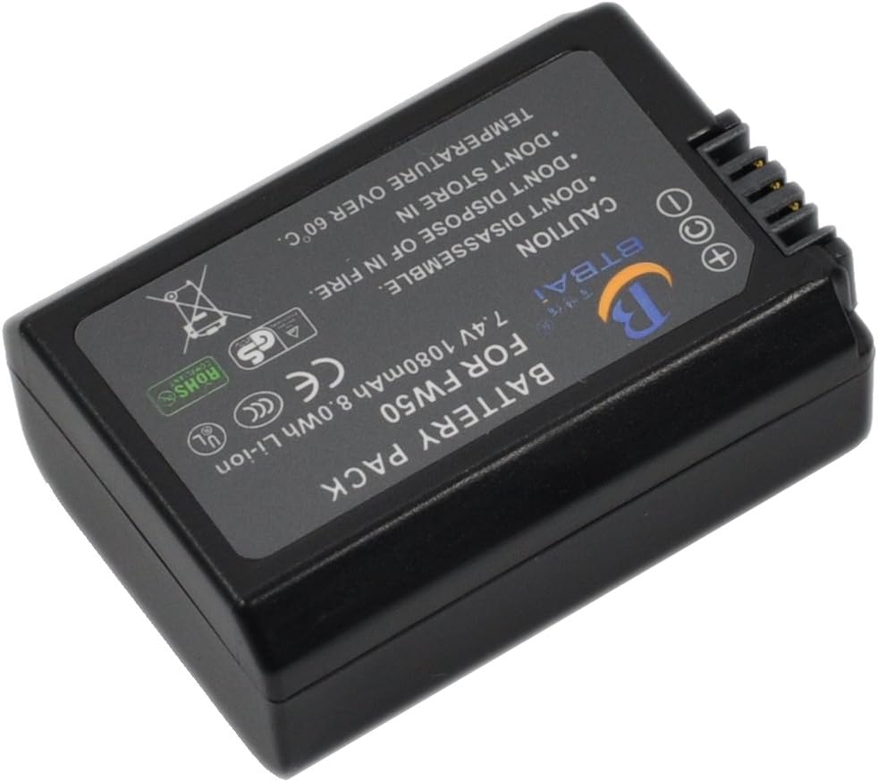 NP-FW50 Battery+Charger AC Single for NPFW50 α Alpha ZV-E10 a3000 a5000 a6000 a6300 A33 A37 A5000 A5100 A6300 A55 ILCE-7 7R A7R 7M II 7S 7M2 ILCE-5000 5100 6000 6300 NEX-3 3A NEX-5 Camera Battery k1a - Image 5