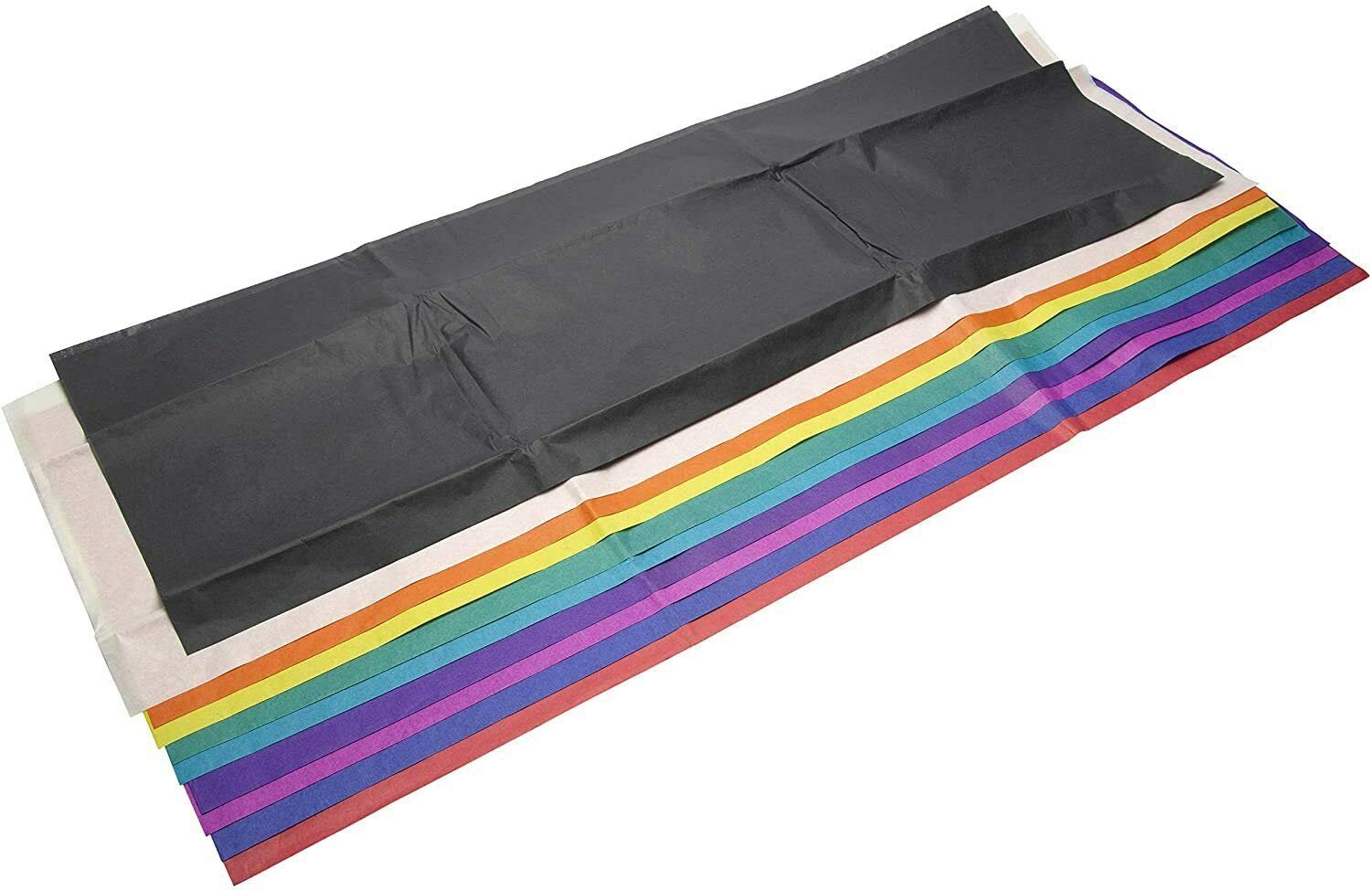 Recycled Tissue Paper Christmas Birthday Wrapping Paper Assorted Colours - 50 x 70cm - Pack 10