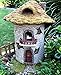 PRETMANNS Fairy Garden House Kit - Miniature Accessories & Furniture – House is 9.25”High – Door Opens Wide – Fairy Garden Supplies