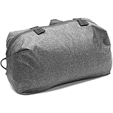 Peak Design Shoe Pouch, Charcoal, Ultralight Travel Organizer Bag for Shoes or Other Items, Weatherproof Shell, Packs into Itself, Fits 1–2 Pairs of Shoes, Works with Peak Design Travel Bags