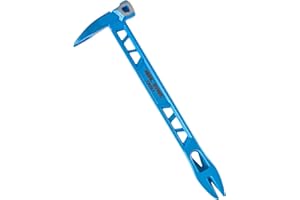 Real Steel 10" Double Ended Nail Puller Cats Paw Pry Bar Construction (0691)