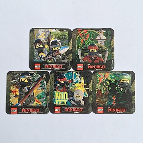 Lego Ninjago Movie Refrigerator Magnets, 5 Fridge Set, Birthday Party Favors
