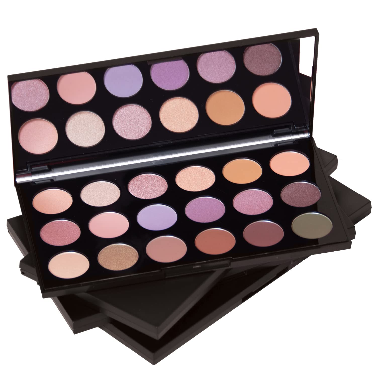 Palladio Ultimate Pro Eyeshadow Makeup Palette with Mirror, 18 High-Pigmented Powder Colors, Matte, Shimmer, Metallic, Satin Finishes, SHANNON DE LIMA — image 1