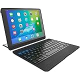 ZAGG Rugged Book Pro | Magnetic-Hinged | Multi Pairing | Durable stand Case & Detachable Wireless Backlit Keyboard | for Appl