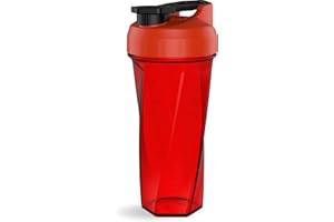 HELIMIX 2.0 Vortex Blender Shaker Bottle Holds upto 28oz | No Blending Ball or Whisk | USA Made | Portable Pre Workout Whey Protein Drink Shaker Cup | Mixes Cocktails Smoothies Shakes | Top Rack Safe
