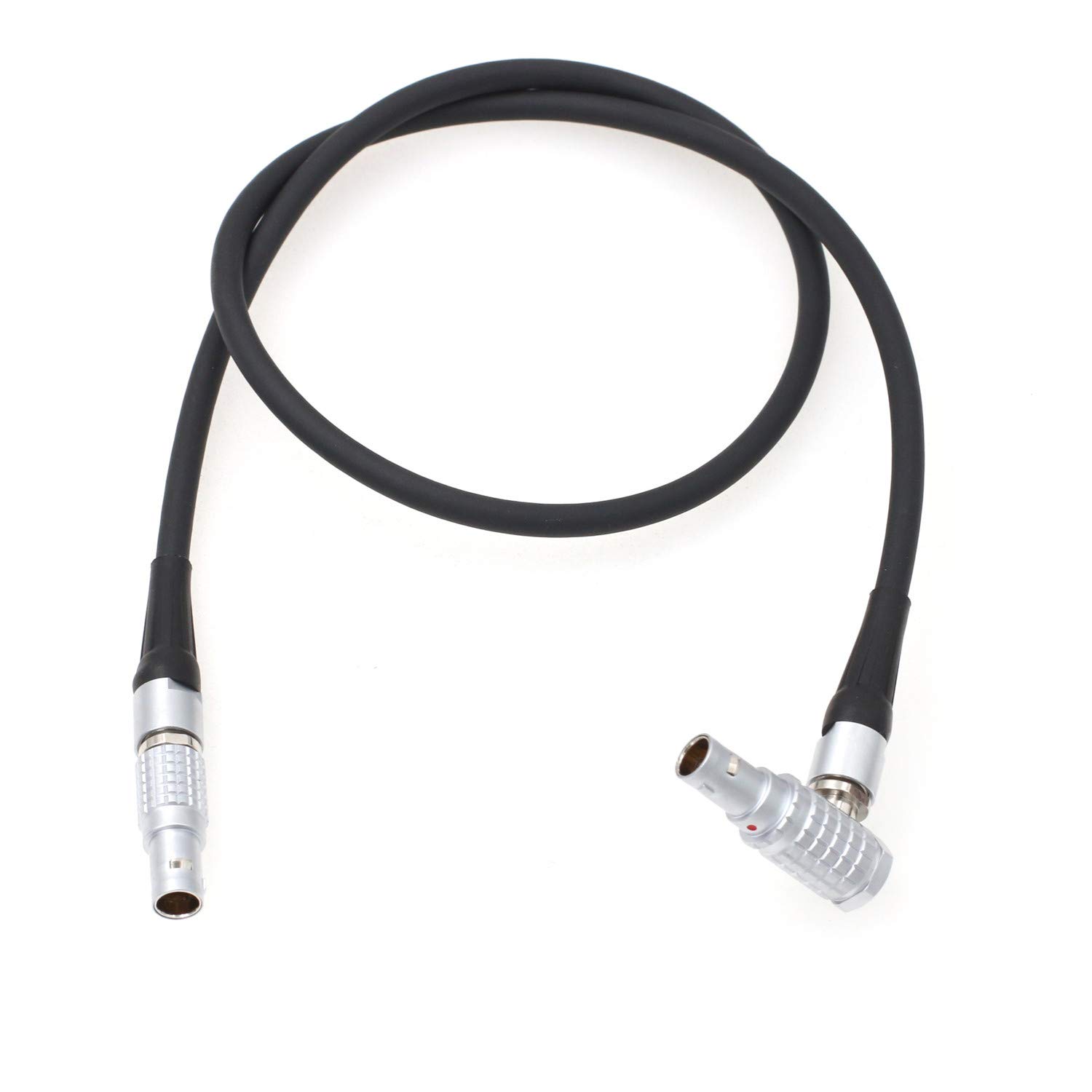 HangTon Timecode Cable for RED KOMODO 6K V-RAPTOR 8K Camera 5 Pin to EXT 9 Pin Right Angle 3' — image 1