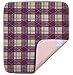 Ultra Waterproof Washable Seat Pad (20 x 22 Inch) for Incontinence - Seniors, Adult, Children, or Pet Underpad - Triple Layer Chair Cover Protector, 24 Ounce Absorbency (Plaid) by BrightCare