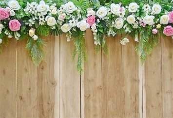 Amazon Com Leyiyi 6x4ft Rustic Wedding Ceremony Backdrop Outdoor
