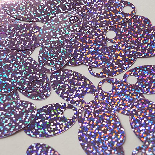 Large Hole Oval Sequin 1.25