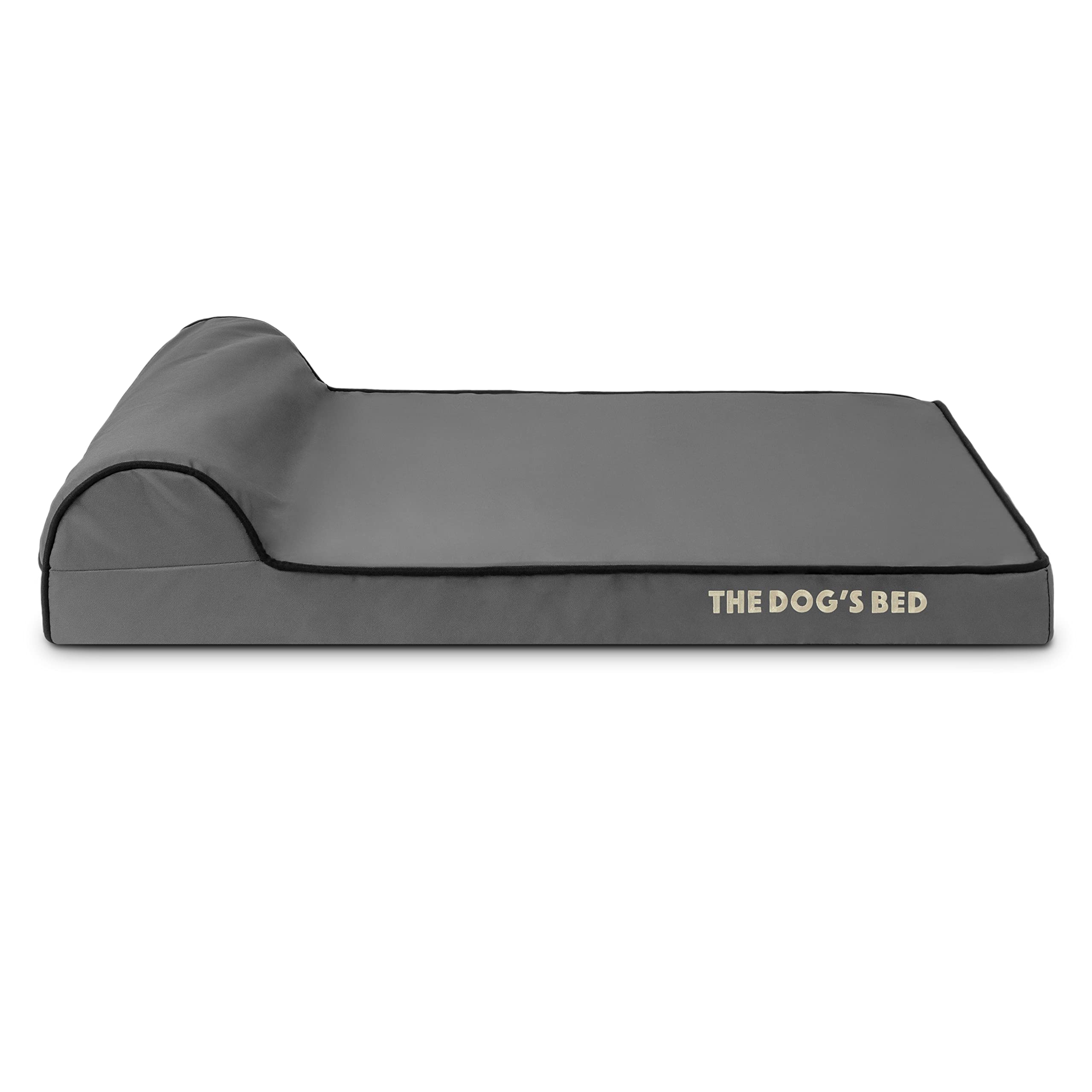 The Dog’s Bed Cover – Replacement Cover, Grey with Black Trim, Medium, 7.5cm — image 1