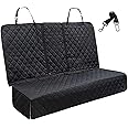 HNCPSY Dog Car Seat Cover for Back Seat Pet Cover for Dogs Waterproof Pet Bench Seat Cover Scratch Proof Nonslip Durable Back Seat Cover Protector for Cars Trucks and SUVs Universal Size