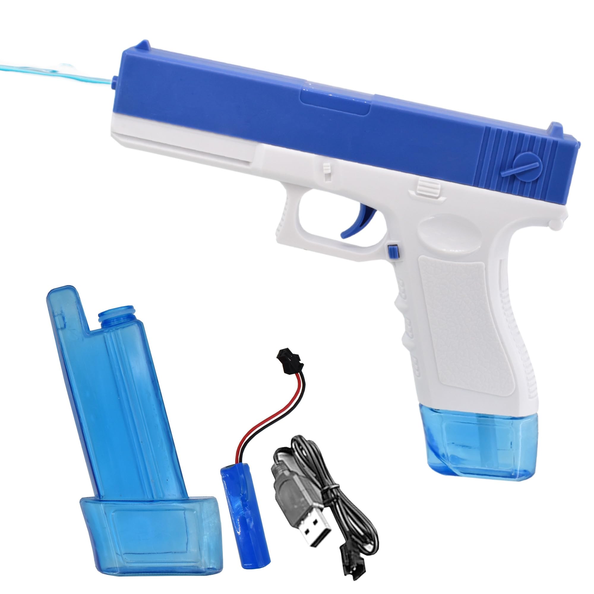 KandyToys Electric Water Gun Rechargeable High Capacity & Long Range Water Pistol