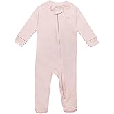 MY LITTLE ZONE Pajama, Double Zipper Onesie, 100% Cotton Baby's Pajama, Footed Baby Pajamas