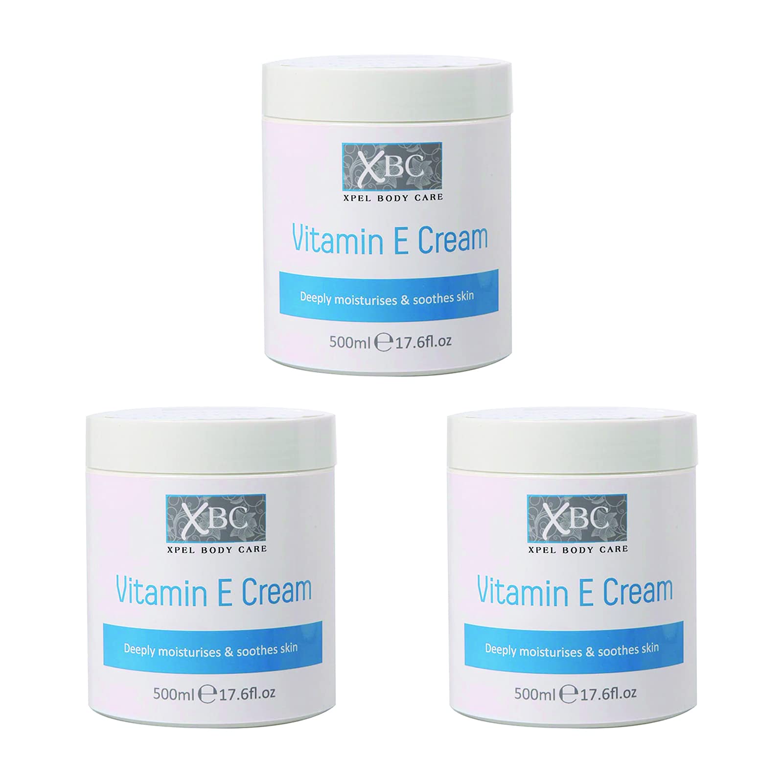 XBC Moisturizing Cream Pack of 3 (Vitamin E (Pack of 3))