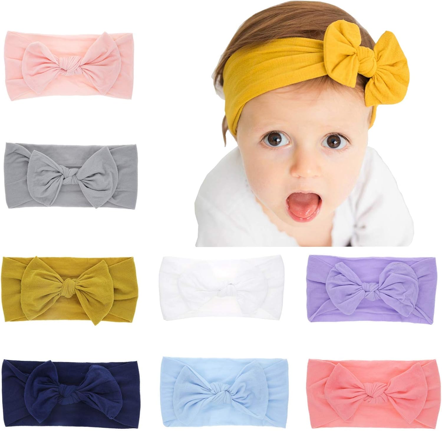 Fille Lot De 3 Bandeaux En Coton Pour Bebe Fille Avec Nœud Nœud Vetements Pilisifavago Hu