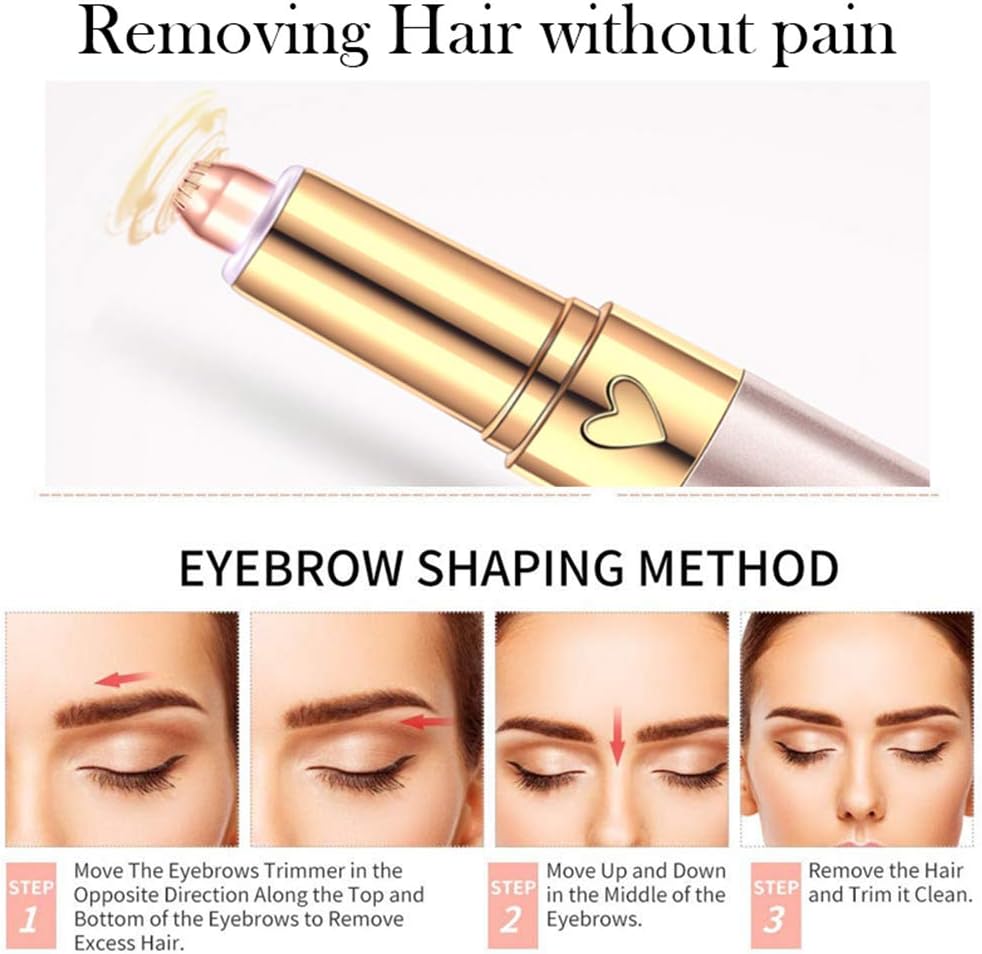 eyebrow trimmer with charger