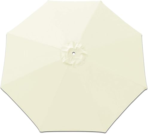 Home Garden Garden Patio Umbrellas 9ft Patio Umbrella Canopy Top Cover Replacement 8 Ribs Market Outdoor Beige New Stbalia Ac Id