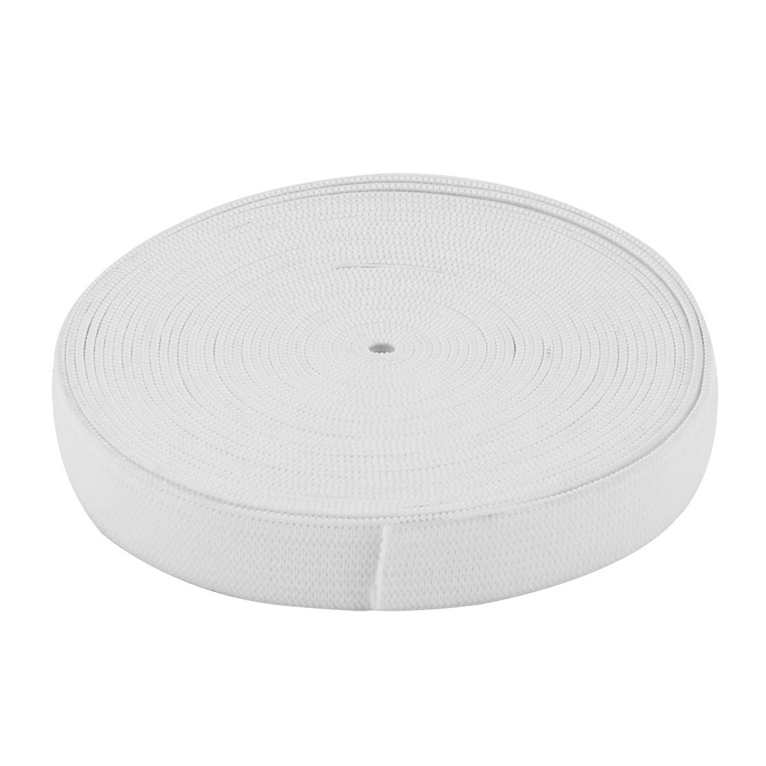 Sourcingmap Tailor Polyester Handmade Sewing Stretchy Braided Elastic Band Strap 6 Yards White