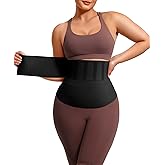 Lover-Beauty Waist Trainer for Women and Men Trimmer Belt Waist Cincher Tummy Wrap Plus Size Waist Trimmer for Gym Sport