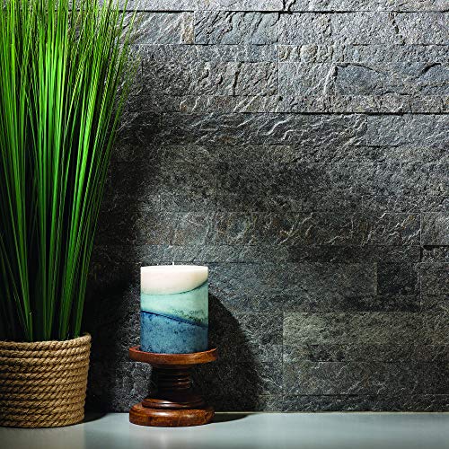 Aspect Peel and Stick Stone Overlay Kitchen Backsplash Frosted Quartz