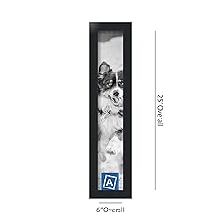 ArtToFrames 4x23 Inch Black Picture Frame, This