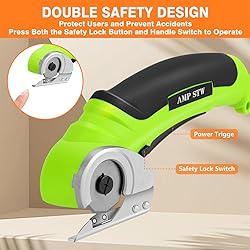 Cordless Electric Fabric Scissors, Power Rotary