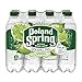 Poland Spring Brand Sparkling Natural Spring Water, Lime 33.8-ounce plastic bottles, 12 Count