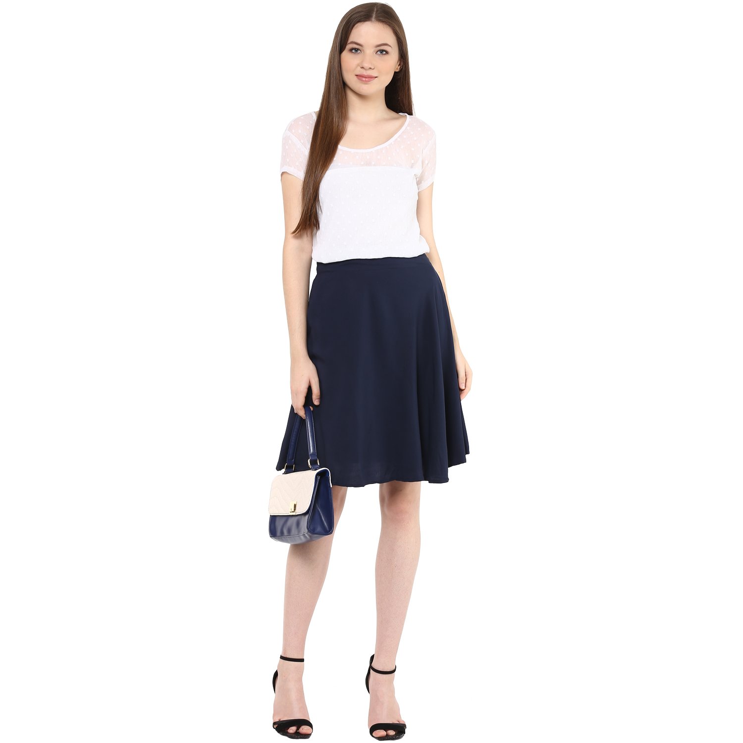 mayra women's crepe skirt