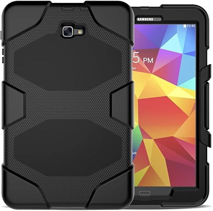 Galaxy Tab A 10 1 Sm T580 Case Shockproof Dust Proof Hard Armor Heavy Duty Design With Kickstand Protective Case For Samsung Galaxy Tab A 10 1 Sm T580 Sm T585 2016 Release Black Amazon Ca Cell Phones