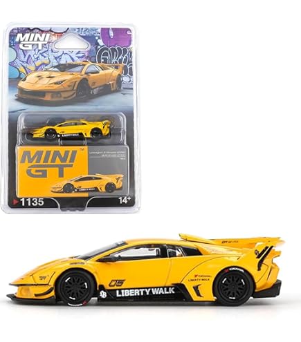 Diecast Model Car Compatible with Mini GT 1:64 Lamborghini LB