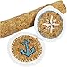 DMC Gold Flecks 10x10 Stitchable Cork with Gold10x10