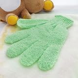 Milisten 4 Pairs Bath Exfoliating Gloves Shower Scrubbing Massage Mitts for Men view 6