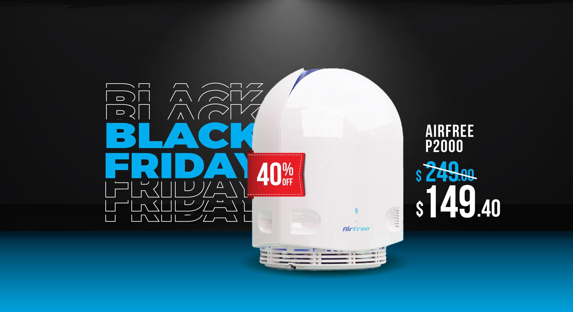 Airfree P2000 Filterless Air Purifier