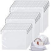 15 Pcs Dust Bags for Handbags, White Silk Drawstring Storage Bags, 3 Sizes Purse Dust Covers for Travel Shoe Boot Protection