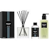 NEST New York Reed Diffuser, Reed Diffuser Liquid Refill & Liquid Soap - Ocean Mist & Sea Salt