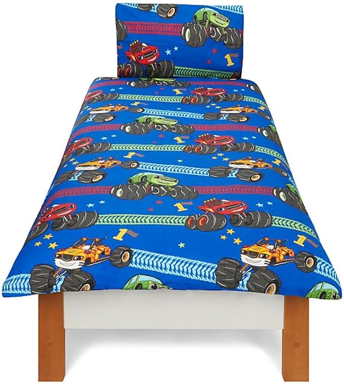 Style It Up NEW REVERSIBLE Blaze & AJ Monster machines Duvet Cover
