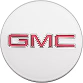 GM Accessories 88966040 Button Style Center Cap in Bright Polished Finish with GMC Logo