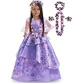 RUYUYIRU Kids Mirabel Cosplay Costume Girls Isabela Magical Princess Dresses Halloween Party Dress Up Suit