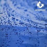 ANSIO Tarpaulin 4m x 4m Water-resistant Groundsheet Blue view 3