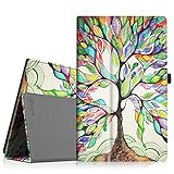 Fintie Case for NPOLE Tablet 10.1 (NT101) / Alldaymall A10T 10.1-Inch Android Tablet, Premium PU Leather Folio Cover with Stylus Holder, Love Tree