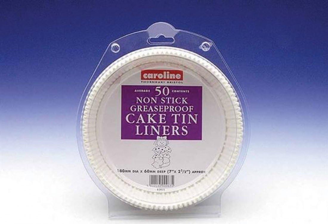 Caroline CAKE TIN LINERS,PACK OF 50