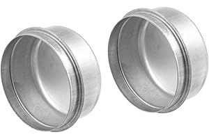 REPAIROCK 2pcs 2.44" Trailer Axle Dust Cap Cup Grease Cover for Dexter EZ Lube Trailer Camper 5200 to 6000 Lb Axle Wheel Hub 