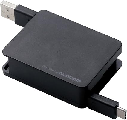 Amazon エレコム Usb Type C ケーブル タイプc Usb A To Usb C 巻き取り Usb2 0準拠品 1 2m ブラック Mpa Acrl12bk エレコム 家電 カメラ