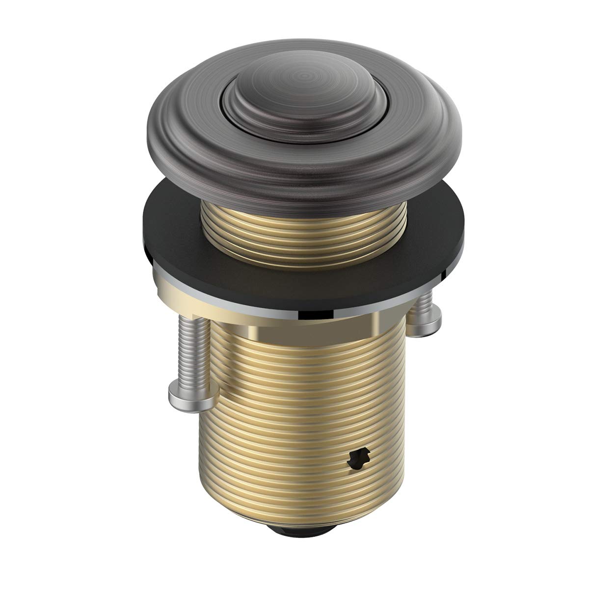 Photo 1 of KANARY ALL Brass Air Switch Button for Sink Top Counter Top Garbage Disposal Part (Classic, Oil Rubbed Bronze)