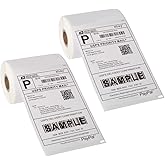 [2 Rolls, 440 Labels] 4”x 6” Postage Thermal Shipping Labels 4x6 Thermal Labels Roll Compatible with Dymo 4XL 1744907 LabelWriter