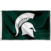 College Flags & Banners Co. Michigan State Spartans MSU Sparty University Large College Flag
