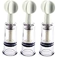 Angel Kiss 3pcs/Set Twist Up Manual Vacuum Natural Nipple Correction Cup for Flat and Inverted Nipples for Proper Latch-on New Borns